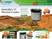 Tablet Screenshot of ecopot.com.au